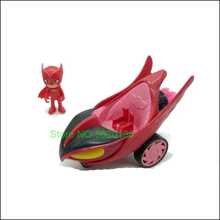 New Figure Masks Toy Set with Vehicle Of Toys Cars Figures Christmas PJ Toys Kids Gifts