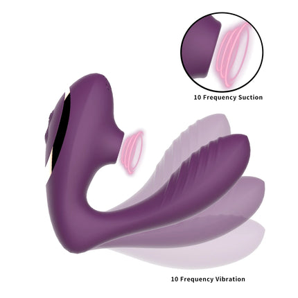 10 Speeds Vagina Sucking Vibrator Vibrating Sucker Oral Sex Suction Clitoris Stimulator Erotic Sex Toy for Women Sexual Wellness