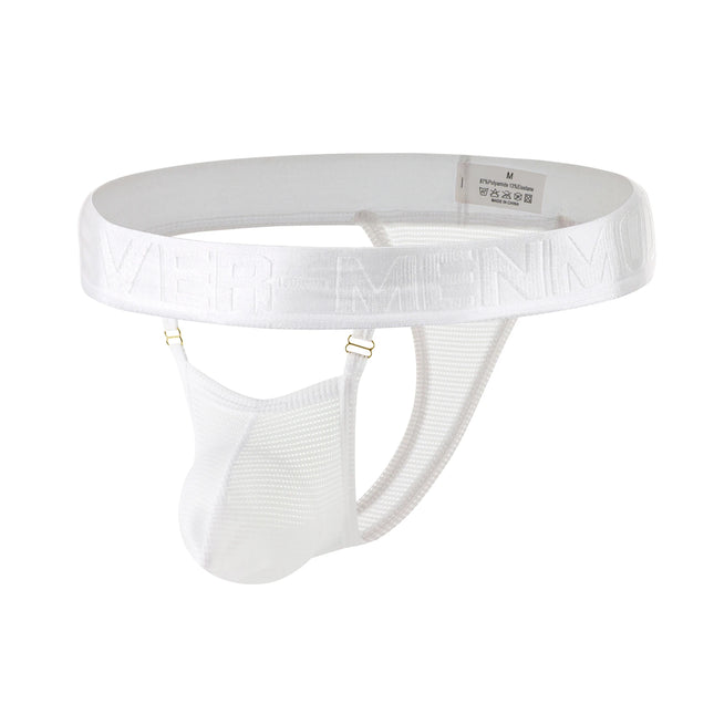 Men's Underwear Mesh Ultra-thin Thong Man Panties Transparent Underpants G String High-cut Hollow Penis Pouch T-back