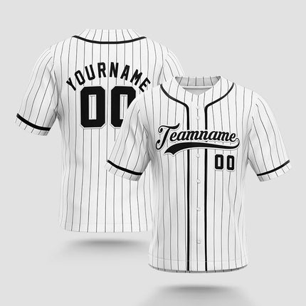Custom Baseball Button Down Jersey Plain Short Sleeve Hipster Hip Hop T Shirts Jersey add your name number logo and everything