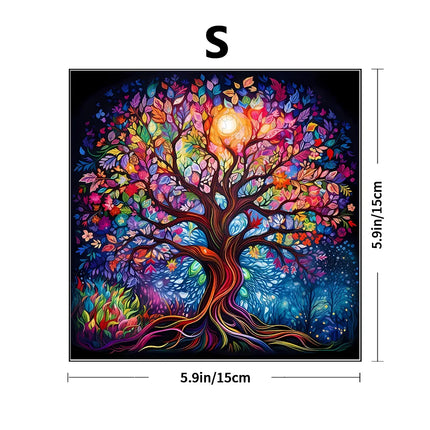 Creative Wooden Puzzle Adult Edition - Forest Irregular Puzzle Blocks, Fun Games for Festival Parties, Home and Office Decoratio