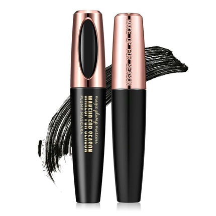 1pc 8d Silk Fiber Eyelash Mascara Waterproof Thick Lengthening MascaraCurling Long Black Extension