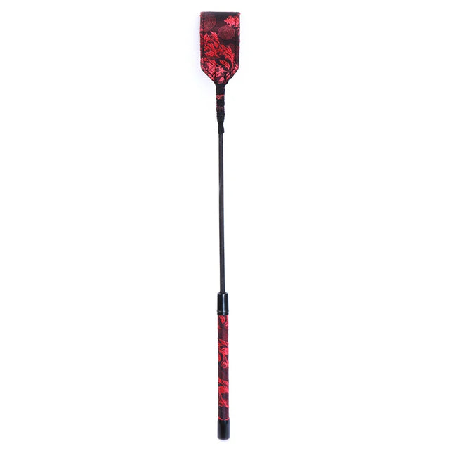 SM Bondage Whip Spanking Rods Fetish Horse Riding Flogger Red Cloth Pattern BDSM Cosplay Stage Set Sex Toys Adult Games Couples