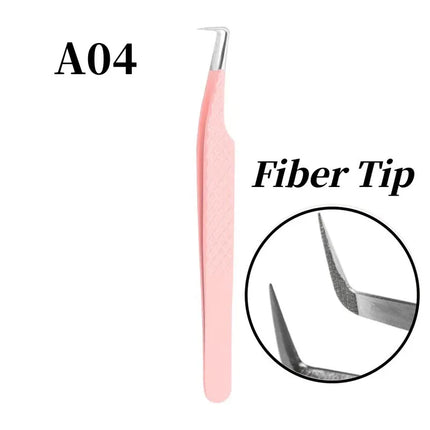 Lash Tweezers with Fiber Tip Tweezers for Eyelash Extensions Fiber Tips Eyelash Tweezers Eyelash Extensions Lash Tweezers