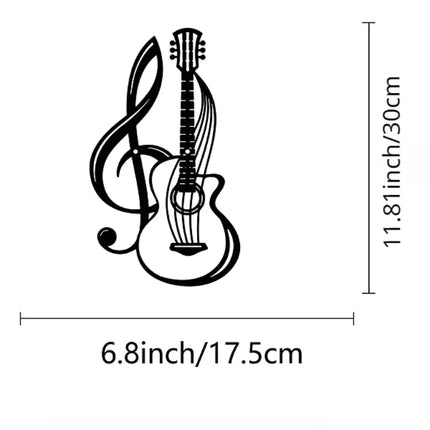 1pc Metal Wall Sign - Musical Note & Violin Pattern. Iron Art Wall Decoration.For Garden,Kitchen, Hotel & Balcony. Home Decor