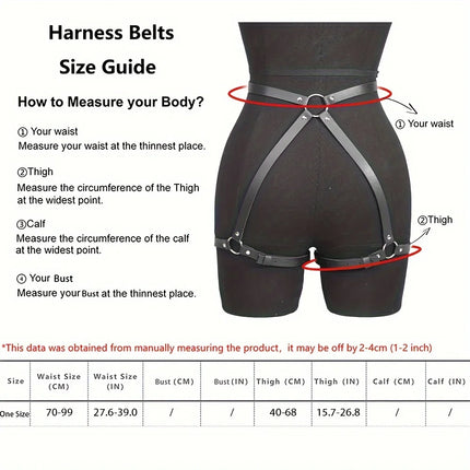 Women Sexy Garter Belt  Harness Lingerie Body stockings Leg Harness Fetish Erotic Rave Sword Belts Goth bodysuit