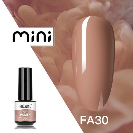 ROSALIND Shiny Gel Nail Polish Soak Off Gel Varnishes Nail Art Semi Permanent UV Glitter Nail Gel Polish Base Top Coat Enamel
