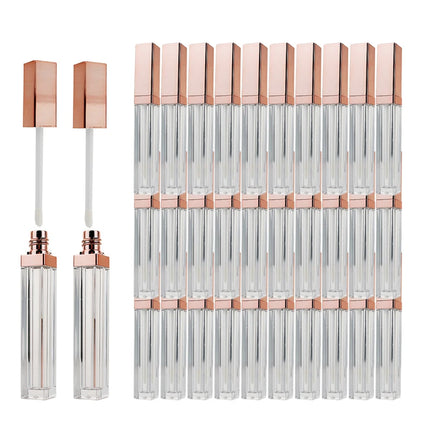 10/20/30pcs 5ml Empty Transparent Lip Gloss Tubes Plastic Lip Balm Tube Lipstick Sample Cosmetic Container Makeup Container