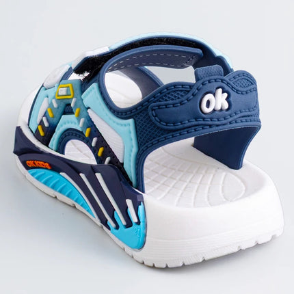 One Pairs of Summer Kids' Sandals Unisex Soft Bottom Casual Beach Shoes for Primary School Students