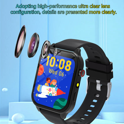 2025 New Smart Watch For Children HD Touch Screen Camera 18 Games Sleep Monitoring Alarm Clock Calculator Birthday Gift Boy Girl