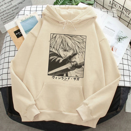 Thorfinn Vinland Saga Vinrando Saga hoodies women graphic aesthetic gothic japanese Hooded Shirt Pullover female vintage sweater