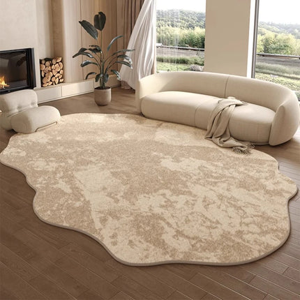 Irregular Shapes Bedroom Decor Large Carpet Light Luxury Carpets for Living Room Thick Plush Cloakroom Floor Mat Fluffy Soft Rug