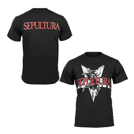 Rare Burial SEPULTURA Band Dark Growling Speed Metal Rock Short-sleeved T-shirt 2026 Summer High-end Luxury Unisex Style