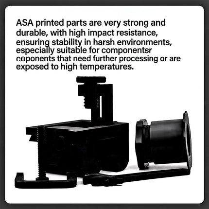 ASA GF Filament 1.75mm Glass Fiber Reinforced ASA High Temp Resistance 3D Printing Materials No Warping No Clogging