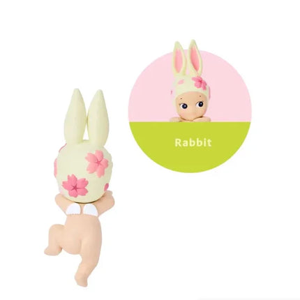 Sonny Angel Blind Box Hippers Decorative Mini Figures Cherry Blossom Series Dolls Anime Figure Toys Action Figure Birthday Gift
