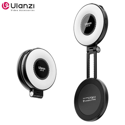 Ulanzi LM19 MagSafe Light Portable Selfie Light for iPhone 17 16 15 14 13 12 Pro Max Fill Light Phone Stand Selfie Video Vlog