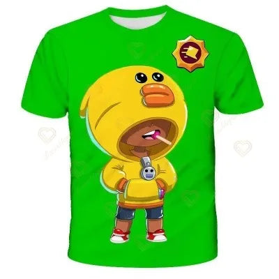 Japanese Anime Games T Shirt Women Men Kids Pullover Stars Gamer Mico Kit Larry & Lawrie Costume Clothing Age 4 7 8 10 11 12 13