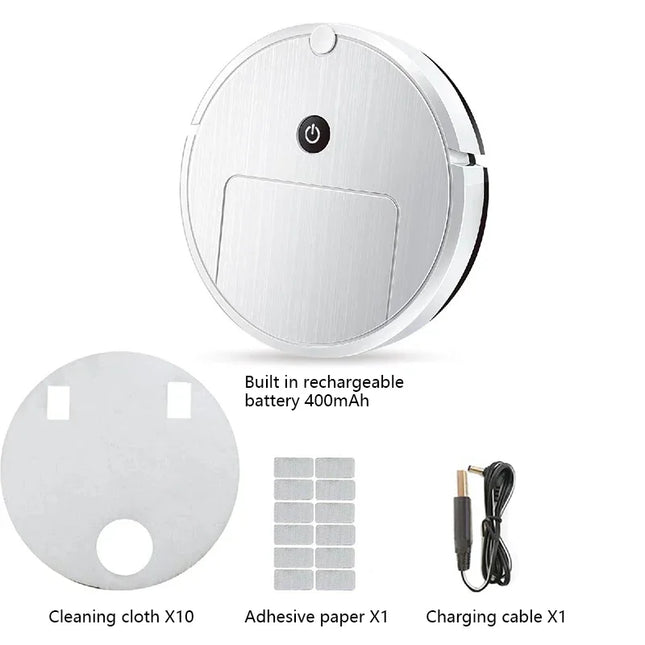 Lenovo 3-in-1 Smart Sweeping Robot Vacuum Mop Sweeper Auto Cleaning USB Charging For Home Floor Pet Hair Multifunction Cleaning