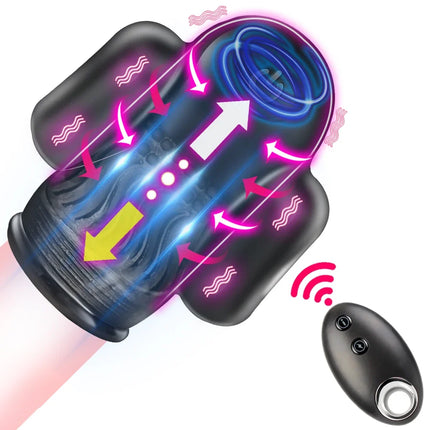 Glans Vibrator Trainer Male Delay Ejaculation Lasting Trainer Vibrator  Penis Sex Toy for Pleasure Remote Control Masturbation