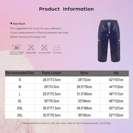 Mens Waterproof Jogging Pants Shiny Y2K Track Baggy Glossy Pants Hip Hop Dance Trousers Quick-dry Swim Shorts Sports Swimsuit