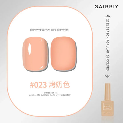 Gairriy 15ml Gel Nail Polish 60 Colors Glitter Soak Off UV LED Semi-Permanent Varnish Nail Art Salon Nail Polish Free Shipping