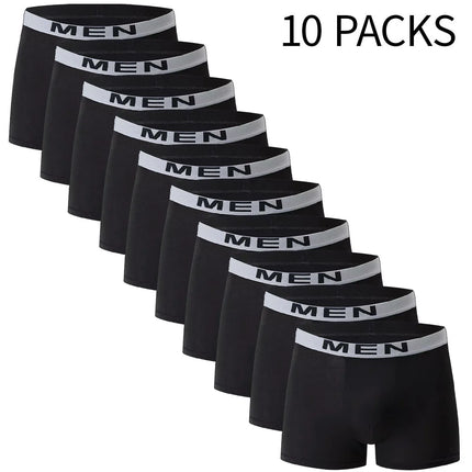 4/10Pcs Men's Fashionable Printed Multi-color Combination Underwear Shorts Youth Casual Sports Underwear Boxer Shorts Home Pan