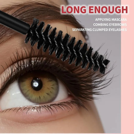 100/200pcs Disposable Eyelash Brushes Lip Brush Applicator Portable Mascara Wands Lash Brushes for Eyelash Extension Makeup Tool