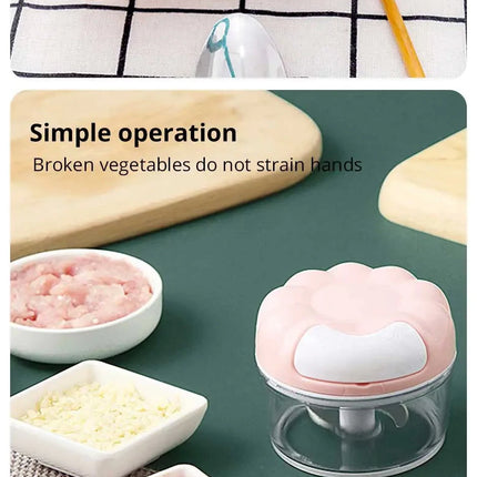 1pc Blue/Pink Manual Garlic Masher Hand Pull Kitchen Household Type Garlic Blender Braised Minced Garlic Kitchen Gadgets