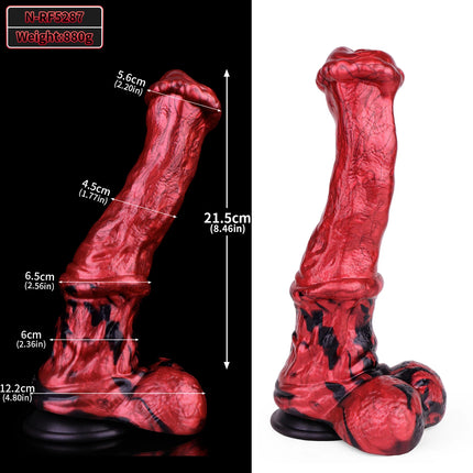 NNSX Long Horse Dildo Anal Plug Fantasy Penis Animal Cock Vagina Stimulate G-spot Masturbator Anal Sex Toys For Men Women