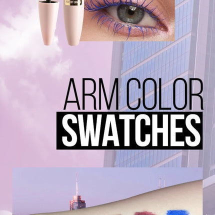 Colorful Mascara Thick Curl Waterproof Natural Eyelash Lengthens Long Lasting Quickly Dry Blue Brown Black Mascara Eye Makeup