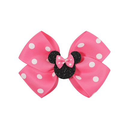 1PCS Sweet Shinny Glitter Bows Hair Clips for Baby Cute Girls Boutique Ponytail Holder Kids Baby Hair Accessories For Hair Gift
