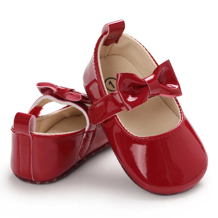 Baby Girls First Walkers 0-18 Months Red Princess Shoes Soft Sole Spring Autumn