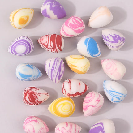 10/25/50/100-Pack Random Color & Shape Makeup Sponges, Latex-Free Blending Tools for Liquid/Cream/Powder