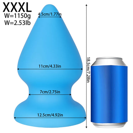 Fisting Butt Plug Training Dilator XXXL Small Huge Anal Plug Super Soft Anal Toys Suction Cup Big Sex Toy For Men Women Buttplug