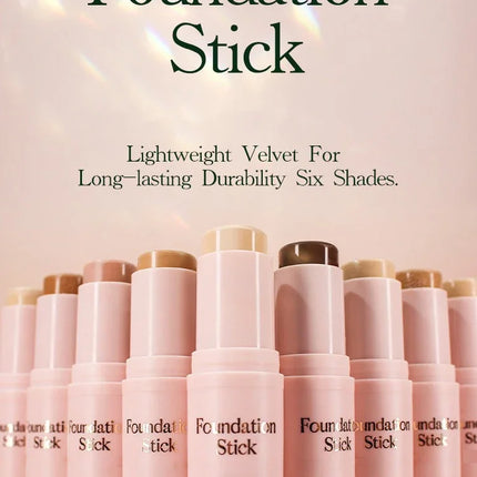 Facial Stick Foundation Full Coverage Dark Skin Foundation Makeup Lasting Oil-control Concealer Base Cream Matte Natural Primer