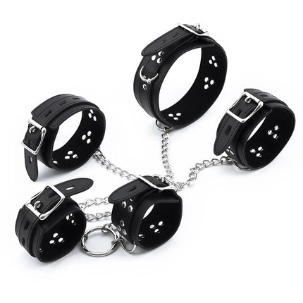 Exotic Accessories Hand Ankle Slave Collar Binding Adult Games Role Play Dildo Handle Spanking Whip Bondage Handcuffs Sexy Shop