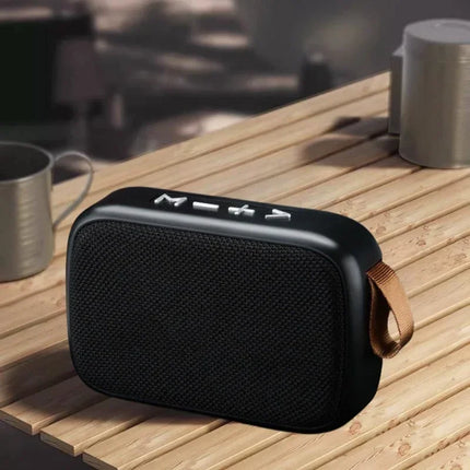 G2 Portable Bluetooth Speaker, Mini Wireless Loudspeaker, 3D Stereo Surround HiFi Sound Box Outdoor Wireless Column Music Player