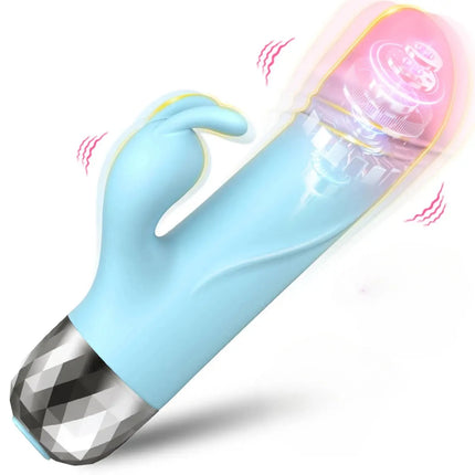 Powerful Rabbit Vibrator for Women Clitoris Stimulator Silicone G Spot Vagina Massager Female Dildo Sex Toys for Adults 18+