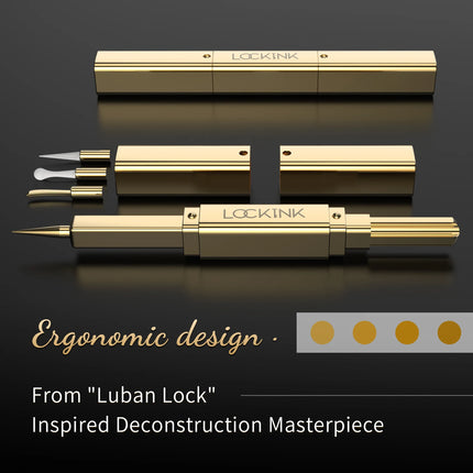 LOCKINK Adult SM Products Flirty Pen Clitoris Nipple Stimulator Portable Massager with 5 tools Adult Couple Games Orgasm Sex Toy
