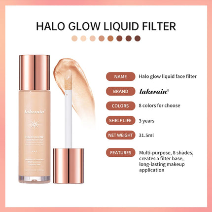 2 IN 1 Skincare & Primer Liquid Highlighter Face Contouring Moisturizing Brightening Skin Tone Bronzer Glow Body Face Makeup