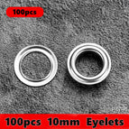 100pcs 10mm Eyelets