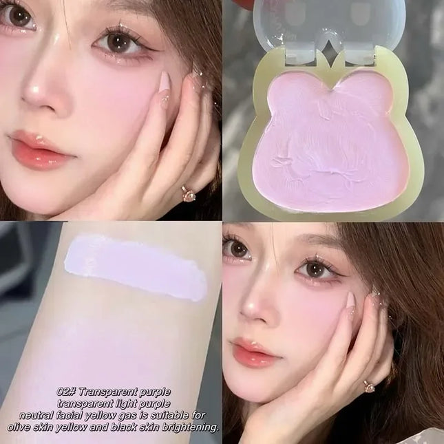 Expanding Milk Blue Pink Face Brightening Multi-purpose Cream Silky Matte Coverage of Concealer Dark Circles Moisturized Makeup