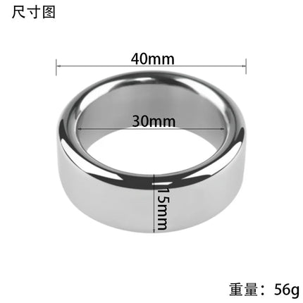 18+ Sex Toys Man 10 Size Stainless Steel Rings Metal Penis Lock Cock Ring bdsm Male penile Erection device Delay Time Penis Ring