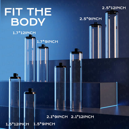 Acrylic Penis Pump Male Manual Penis Extension Enlargement Exerciser Prostate Masturbator Massager Adult Erotic Products For Man