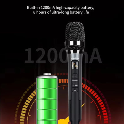 H20 Microphone with Sound Card Effects All-in-One Microphone Reverb Connecting Cell Phone for Podcast Equipment Live