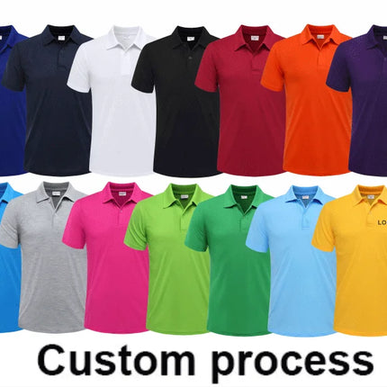 Summer Casual Polo Shirt Cheap Breathable Customized Polo Personal Company Group Custom Logo Print Embroidery Work Polo shirts