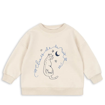 Kids' Sweatshirt New 2026 Spring/Summer New Arrival Cartoon Fashion Boys' Girls' Short-Sleeve 100% Cotton Casual Sweatshirt Set