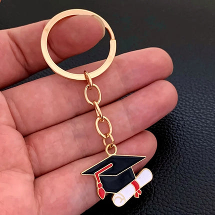 2026 Graduation Gown Cap KeyChain Ring Student Women Jewelry Personalized Accessories Fashion Pendant Gifts Forever