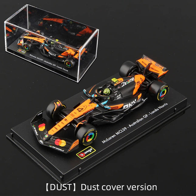 Bburago 1:43 2025 McLaren Racing MCL39 F1 Alloy Model Formula Auto Toy #4 Norris #81 Piastri Die Cast Static Miniature
