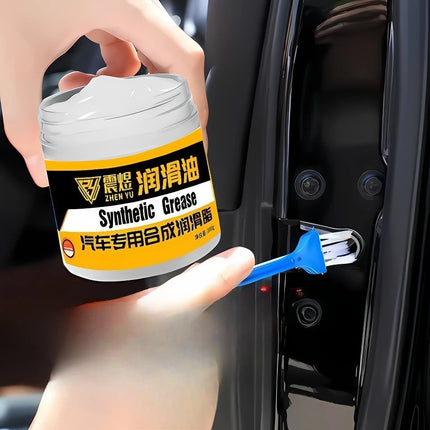High-Performance Car Interior Lubricant Paste: Non-Sticky White Grease for Door Rails/Sunroofs/Hinges & Bike Chains